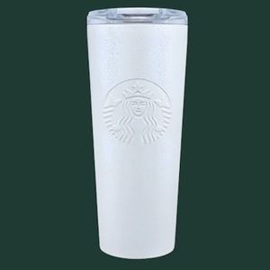 NWT Starbucks White Shimmer Cup